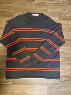 GREEN LABEL RELAXING ストライプニットセーター