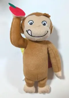 おさるのジョージ フルーツもぐもぐ りんご ぬいぐるみ マスコット 新品未使用