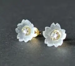 現品限り 桜のピアス