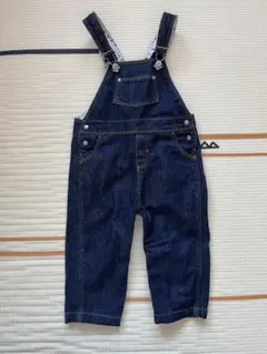 【美品】PETIT BATEAU デニムオーバーオール サロペット　12m
