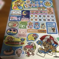 緊急セール！平成当時物！デイジーラヴァーズのルッキーちゃんぷっくりシール！のサムネイル