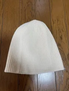GU リブニットキャップ ホワイトのサムネイル