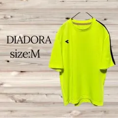 ディアドラ DIADORA トレーニングシャツ サッカー フットサル 黄色 Mのサムネイル