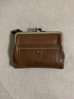 Dakota 二つ折り財布 がま口 レザー カーキのサムネイル