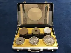 アタッシュケース型　コインケース名刺入れ　メンズ財布　二つ折り