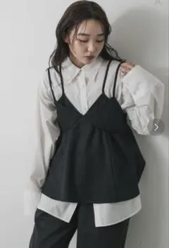 URBAN RESEARCH レイヤードデザインビスチェ
