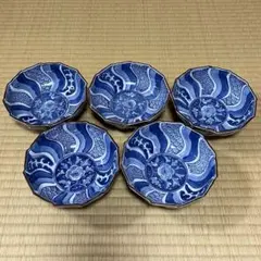 なます皿 印判 5枚 楓 紅葉 線なし 蛇の目 松竹梅 - メルカリ