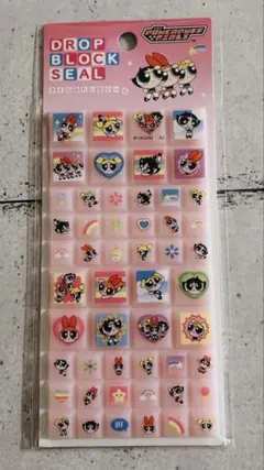 パワーパフガールズ ドロップブロックシール