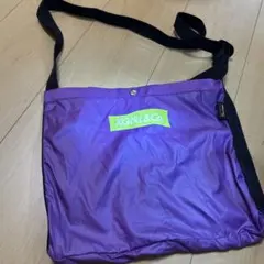 XGIRL&CO. パープル ショルダーバッグ　　キャンプ　登山　アウトドア