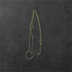 ハート型ネックレス ロング