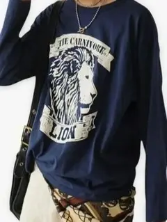 アンティカ⭐アニマルカレッジロゴロンテイシャツ