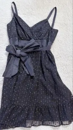 【GRACE CONTINENTAL】膝丈キャミワンピース／上品ラメ　2次会