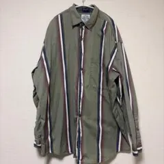 GANT Salty Dog ストライプ 長袖シャツ カーキ XLのサムネイル