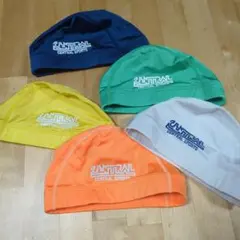 バナナ様CENTRAL　スイミングスクール　水泳帽 4色セット Lサイズ