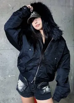 A＇GEM/9 × .kom 『A＇gem/エージェム』ファーフードMA1