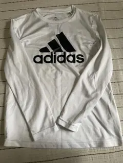adidas エアロレディ　長袖カットソー白　レディースSサイズ