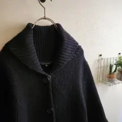 姫*様 a1 セオリー カシミヤ混 ニット コート/カーディガン ネイビー/2