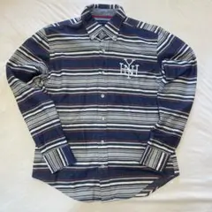 TOMMY HILFIGER ストライプ長袖シャツ S