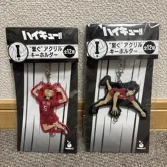 り*の様 ハイキュー ハッピーくじ I賞 アクリルキーホルダー 5点セット