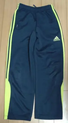 150 adidas パンツ ネイビー/イエロー