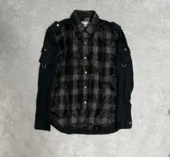 Alexander McQueen チェック切替シャツ14+ (160/84A) - メルカリ