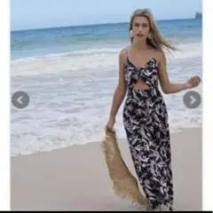 To the sea ボタニカル柄 キャミワンピースのサムネイル
