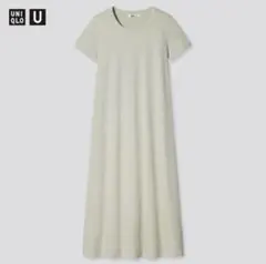 UNIQLO ユニクロユー　エアリズムワンピース　S ライトグリーン半袖