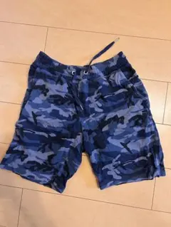 GU 迷彩柄ショートパンツ（青系）