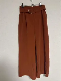 RETRO GIRL オレンジ ベルト付き ワイドパンツ M 美品‼️