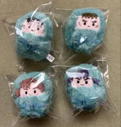 忍たま乱太郎　くるみたぴぬい 七松 中在家 善法寺 食満 4種セット