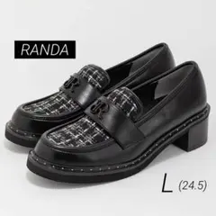 ❤︎ RANDA ❤︎ モノグラムスタッズボリュームローファーのサムネイル