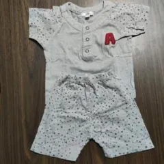 星柄半袖Tシャツ ショートパンツ セット　size80のサムネイル