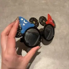 ミッキー型サングラス 魔法使い帽子付き