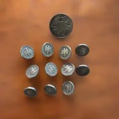ボタン　トラッド系　12個セット