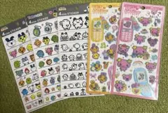 たまごっち 4サイズステッカー 平成ハッピーフォン めめっち ふらわっち
