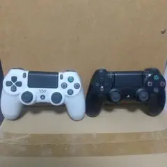 【動作確認、清掃済み】DualShock 4 ホワイト ブラック セット