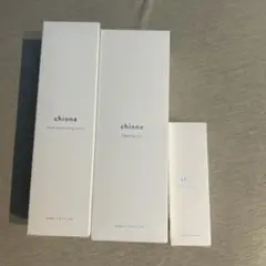 キオネー　chione スキンケア 3点セット　洗顔ジェル　化粧水　美容液