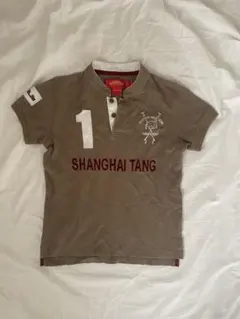 SHANGHAI TANG ベビー ポロシャツ ブラウン