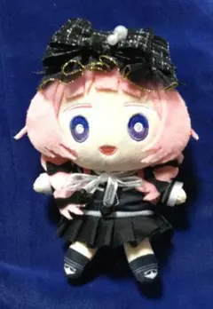 【ぬい服 】K-3ブラックリボン ヘッドドレスにじまるっと にじぬいちびぐるみ