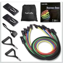 TheFitLife トレーニングチューブ 5段階負荷セットのサムネイル