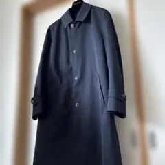美品‼️メンズメルローズ　ダークネイビーステンカラーコート
