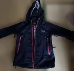 マウンテンハードウェアフード付きジャケットネイビーピンクレディース中古防水