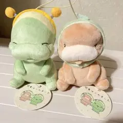 新品　ラウンドワン限定　恐竜はじめました スーパー白亜マスコット　２種