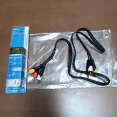 美品エルソニック ビデオケーブル ピンプラグ3ーピンプラグ3 1mのサムネイル