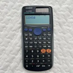 簡易動作確認済みCASIOスタンダード関数電卓fx-375ES電池・ソーラー駆動