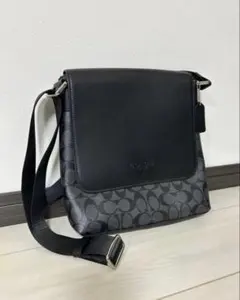 COACH シグネチャー ショルダーバッグ ブラック