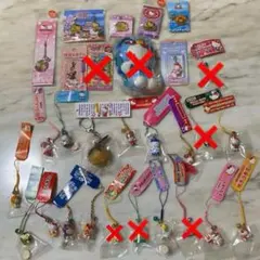 ご当地　キティ　ストラップ　ピンバッジ