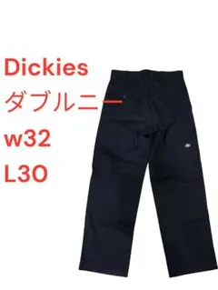 Dickies ダブルニー w32 L30 ブラックパンツ