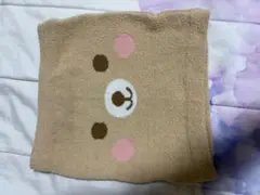 クマ顔デザイン 子供用腹巻き ベージュ