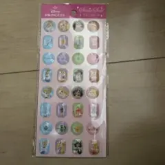 セリア ディズニープリンセス　ストーンシール